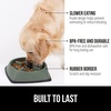 image:imageGORILLA GRIP Patented Slow Feeder Dog and Cat Bowl BPA Free 2 Cup GraySage