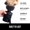 image:imageGORILLA GRIP Portable Dog Water Bottle Food Grade Silicone 12oz BlackBlack