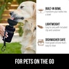 image:imageGORILLA GRIP Portable Dog Water Bottle Food Grade Silicone 12oz BlackBlack