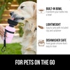 image:imageGORILLA GRIP Portable Dog Water Bottle Food Grade Silicone 12oz BlackPink