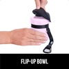 image:imageGORILLA GRIP Portable Dog Water Bottle Food Grade Silicone 12oz BlackPink