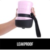 image:imageGORILLA GRIP Portable Dog Water Bottle Food Grade Silicone 12oz BlackPink