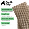 image:imageGORILLA GRIP Slip Resistant Rug Gripper Pads for Hardwood Floor 2x3 CreamBeige