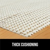 image:imageGORILLA GRIP Slip Resistant Rug Gripper Pads for Hardwood Floor 2x3 CreamWhite