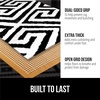 image:imageGORILLA GRIP Slip Resistant Rug Gripper Pads for Hardwood Floor 2x3 CreamWhite