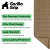 image:imageGORILLA GRIP Slip and Leak Resistant Plush Oversized Sofa Cover GrayBeige