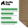 image:imageGORILLA GRIP Slip and Leak Resistant Plush Oversized Sofa Cover GrayBeige