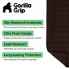 image:imageGORILLA GRIP Slip and Leak Resistant Plush Oversized Sofa Cover GrayBrown