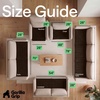 image:imageGORILLA GRIP Slip and Leak Resistant Plush Oversized Sofa Cover GrayBrown