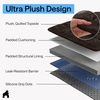 image:imageGORILLA GRIP Slip and Leak Resistant Plush Oversized Sofa Cover GrayBrown
