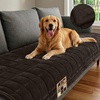 image:imageGORILLA GRIP Slip and Leak Resistant Plush Oversized Sofa Cover GrayBrown