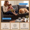 image:imageGORILLA GRIP Slip and Leak Resistant Plush Oversized Sofa Cover GrayBrown