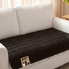 image:imageGORILLA GRIP Slip and Leak Resistant Plush Oversized Sofa Cover GrayBrown
