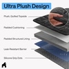 image:imageGORILLA GRIP Slip and Leak Resistant Plush Oversized Sofa Cover GrayDark Gray