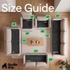image:imageGORILLA GRIP Slip and Leak Resistant Plush Oversized Sofa Cover GrayDark Gray