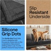 image:imageGORILLA GRIP Slip and Leak Resistant Plush Oversized Sofa Cover GrayDark Gray