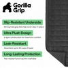 image:imageGORILLA GRIP Slip and Leak Resistant Plush Oversized Sofa Cover GrayDark Gray