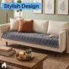 image:imageGORILLA GRIP Slip and Leak Resistant Plush Oversized Sofa Cover GrayGrey