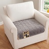 image:imageGORILLA GRIP Slip and Leak Resistant Plush Oversized Sofa Cover GrayGrey
