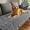 image:imageGORILLA GRIP Slip and Leak Resistant Plush Oversized Sofa Cover GrayGrey