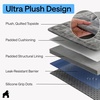 image:imageGORILLA GRIP Slip and Leak Resistant Plush Oversized Sofa Cover GrayGrey