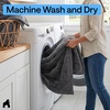 image:imageGORILLA GRIP Slip and Leak Resistant Plush Oversized Sofa Cover GrayGrey