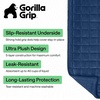 image:imageGORILLA GRIP Slip and Leak Resistant Plush Oversized Sofa Cover GrayNavy Blue