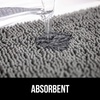 image:imageGORILLA GRIP SoakSTOPPER Dog Door Mat Machine Wash and Dry 24x17 GrayBeige