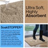 image:imageGORILLA GRIP SoakSTOPPER Dog Door Mat Machine Wash and Dry 24x17 GrayBeige