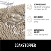 image:imageGORILLA GRIP SoakSTOPPER Dog Door Mat Machine Wash and Dry 24x17 GrayBeige