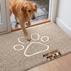 image:imageGORILLA GRIP SoakSTOPPER Dog Door Mat Machine Wash and Dry 24x17 GrayBeige