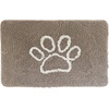 image:imageGORILLA GRIP SoakSTOPPER Dog Door Mat Machine Wash and Dry 24x17 GrayBeige