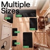 image:imageGORILLA GRIP SoakSTOPPER Dog Door Mat Machine Wash and Dry 24x17 GrayBlack