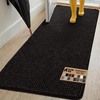 image:imageGORILLA GRIP SoakSTOPPER Dog Door Mat Machine Wash and Dry 24x17 GrayBlack