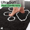 image:imageGORILLA GRIP SoakSTOPPER Dog Door Mat Machine Wash and Dry 24x17 GrayBlack