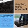 image:imageGORILLA GRIP SoakSTOPPER Dog Door Mat Machine Wash and Dry 24x17 GrayBlack