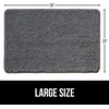 image:imageGORILLA GRIP SoakSTOPPER Dog Door Mat Machine Wash and Dry 24x17 GrayBrown