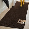 image:imageGORILLA GRIP SoakSTOPPER Dog Door Mat Machine Wash and Dry 24x17 GrayBrown
