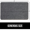 image:imageGORILLA GRIP SoakSTOPPER Dog Door Mat Machine Wash and Dry 24x17 GrayBrown