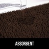 image:imageGORILLA GRIP SoakSTOPPER Dog Door Mat Machine Wash and Dry 24x17 GrayBrown