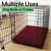 image:imageGORILLA GRIP SoakSTOPPER Dog Door Mat Machine Wash and Dry 24x17 GrayBurgundy