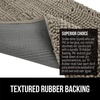 image:imageGORILLA GRIP SoakSTOPPER Dog Door Mat Machine Wash and Dry 24x17 GrayCappuccino