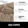 image:imageGORILLA GRIP SoakSTOPPER Dog Door Mat Machine Wash and Dry 24x17 GrayCappuccino