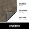 image:imageGORILLA GRIP SoakSTOPPER Dog Door Mat Machine Wash and Dry 24x17 GrayCappuccino