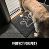image:imageGORILLA GRIP SoakSTOPPER Dog Door Mat Machine Wash and Dry 24x17 GrayCharcoal