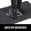 image:imageGORILLA GRIP SoakSTOPPER Dog Door Mat Machine Wash and Dry 24x17 GrayCharcoal