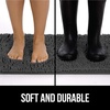 image:imageGORILLA GRIP SoakSTOPPER Dog Door Mat Machine Wash and Dry 24x17 GrayCharcoal