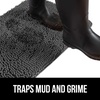 image:imageGORILLA GRIP SoakSTOPPER Dog Door Mat Machine Wash and Dry 24x17 GrayCharcoal