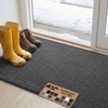 image:imageGORILLA GRIP SoakSTOPPER Dog Door Mat Machine Wash and Dry 24x17 GrayCharcoal