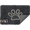 image:imageGORILLA GRIP SoakSTOPPER Dog Door Mat Machine Wash and Dry 24x17 GrayCharcoal